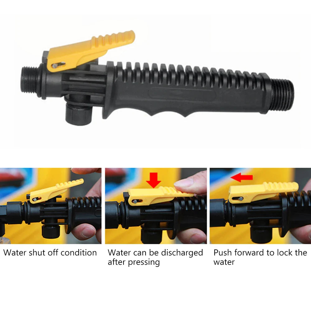 Car Wash Brush with Bottle Foam Washer Gun Handle Auto Care Cleaning Tool Truck Caravan Off Road 4x4 SUV Motorcycle Accessories