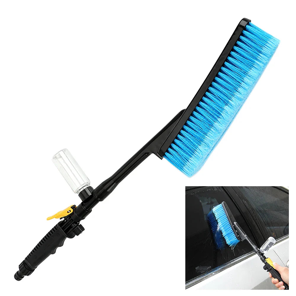 Car Wash Brush with Bottle Foam Washer Gun Handle Auto Care Cleaning Tool Truck Caravan Off Road 4x4 SUV Motorcycle Accessories