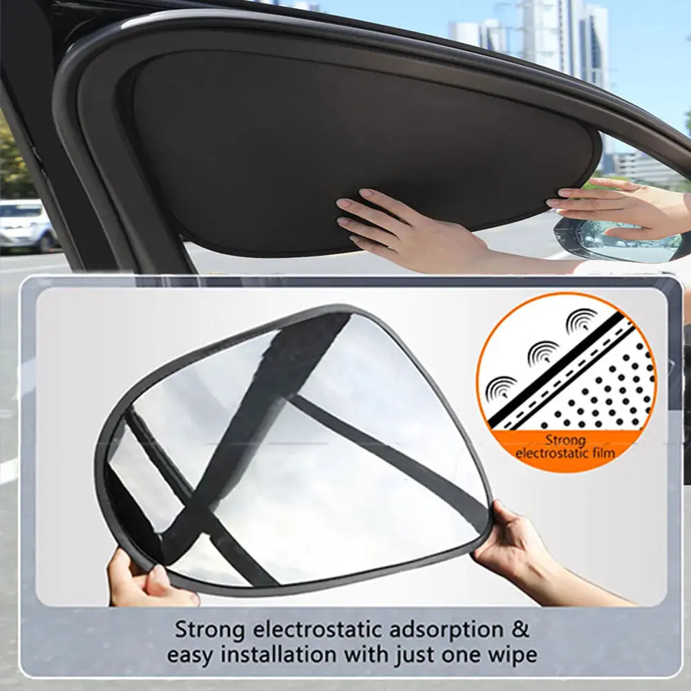 4-Piece Car Window Sun Shade Set – Pay for 2, Get 4