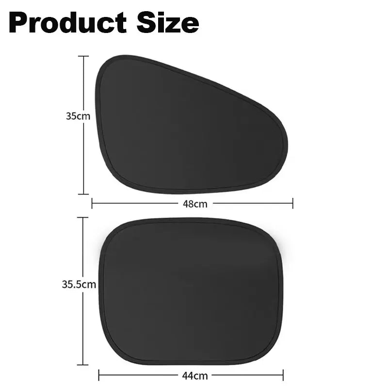 4-Piece Car Window Sun Shade Set – Pay for 2, Get 4