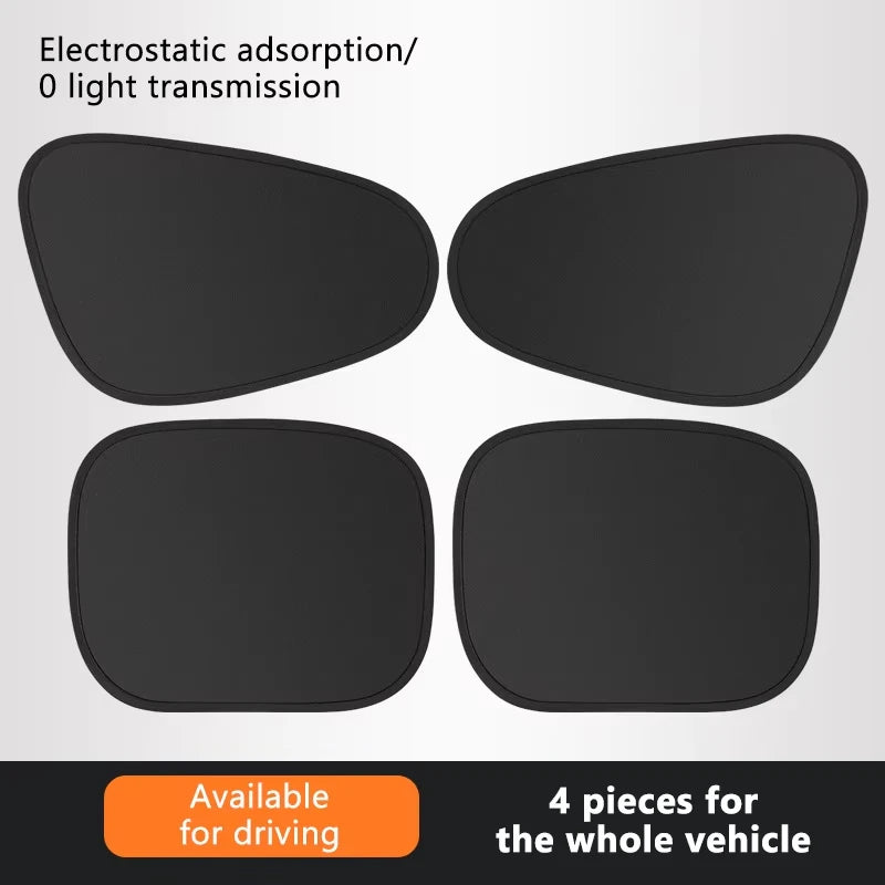 4-Piece Car Window Sun Shade Set – Pay for 2, Get 4